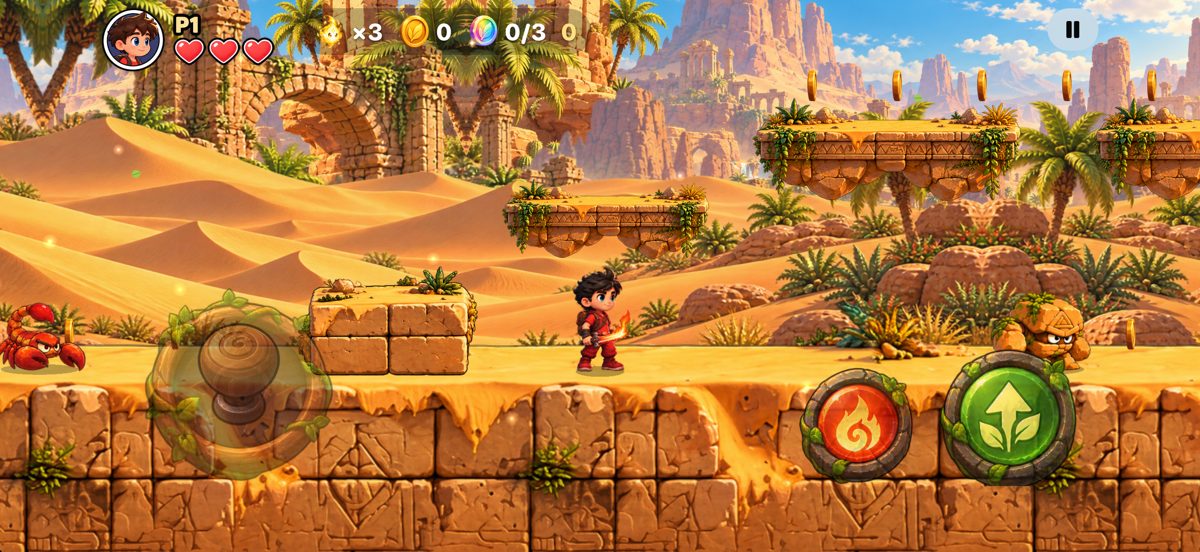 Max in the Golden Ruins